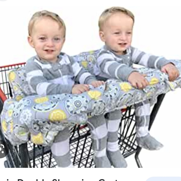 Double shopping cart cover - Picture 2 of 3
